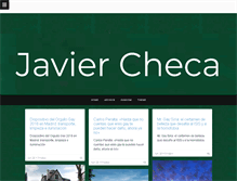 Tablet Screenshot of javiercheca.com